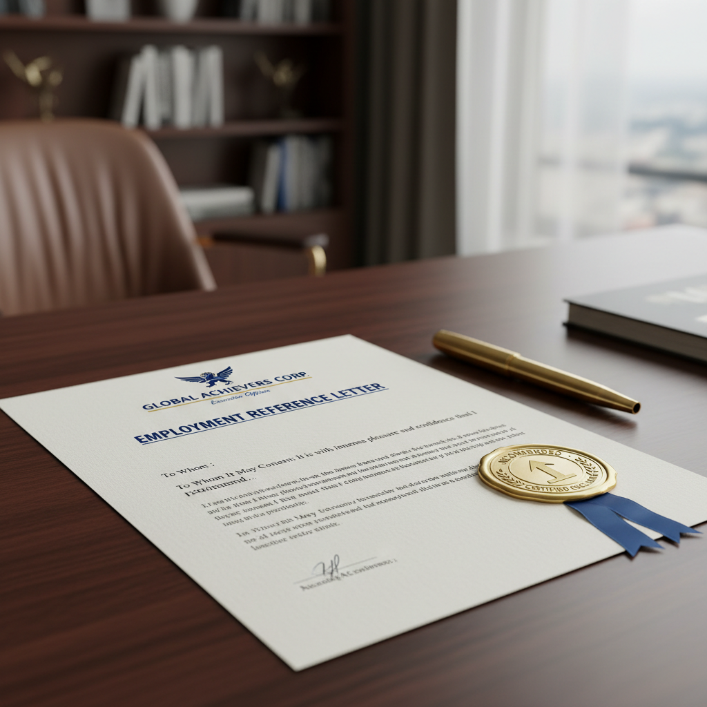 EMPLOYMENT REFERENCE LETTER