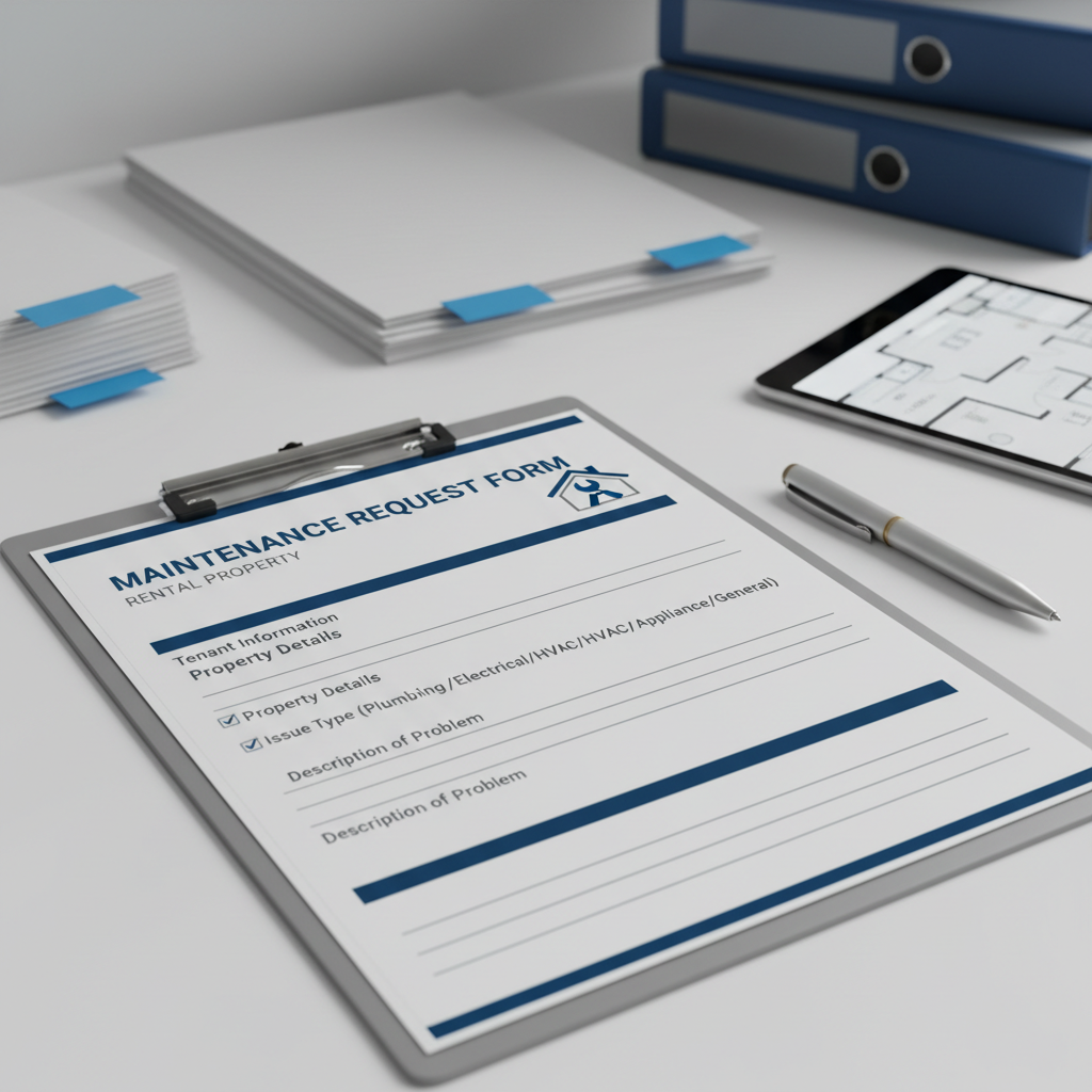 MAINTENANCE REQUEST FORM