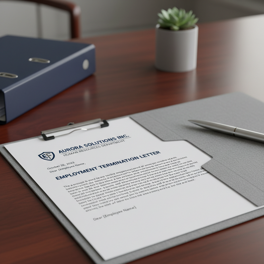 EMPLOYMENT TERMINATION LETTER
